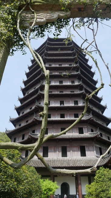 wood architecture in China